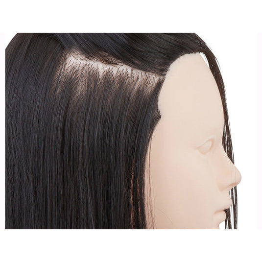 Mannequin Practice Head BG220 Black (100% Heat-Resistant Fiber)