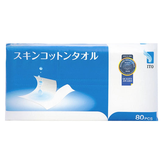 ITO Skin Cotton Towel (Approx. 200 × 180 mm / 80 Sheets)