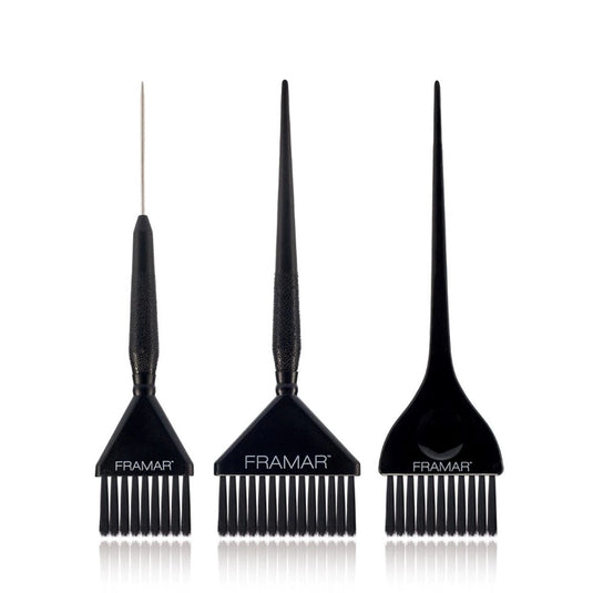 Variety Brush Set (Black) – Set of 3