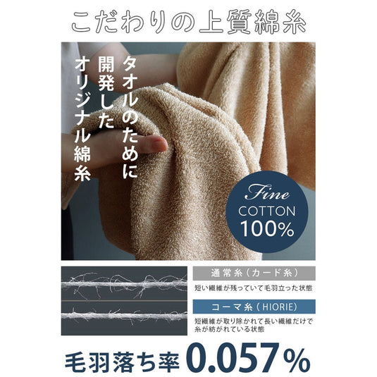 HIORIE “Hotel Style” Bath Towel (60×130cm) – Available in 18 Colors