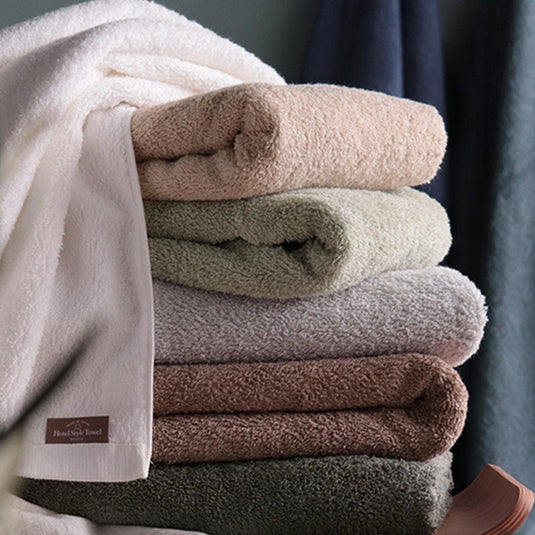 HIORIE “Hotel Style” Face Towel (34×86cm) – Available in 18 Colors