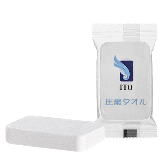 ITO Compressed Towel – Approx. 240 × 300 mm (22 pcs)