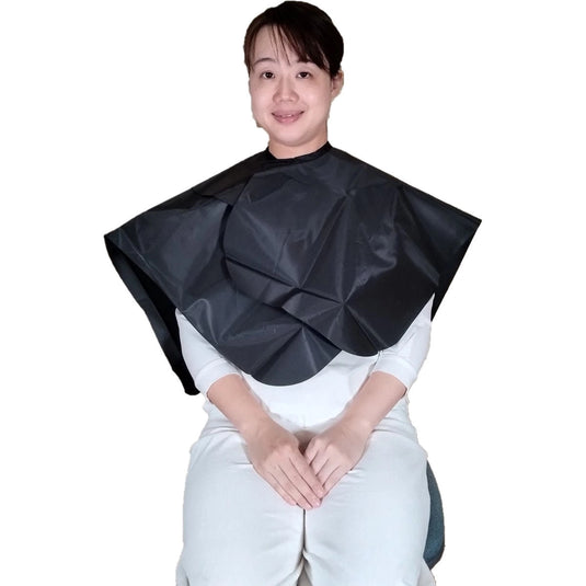 Meiho Back Shampoo Cape No.3757 Black (Made in Japan)