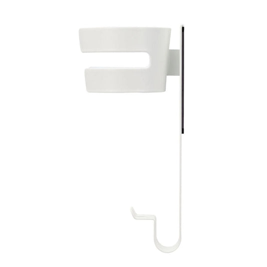 Cylinder-Type Hair Dryer Holder – Magnetic Mount