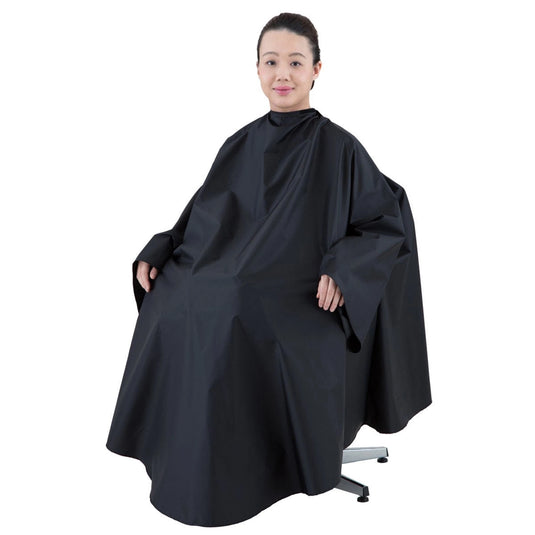 MEIHO Hair Dye Cape with Sleeves No.5008 – Black (Made in Japan)