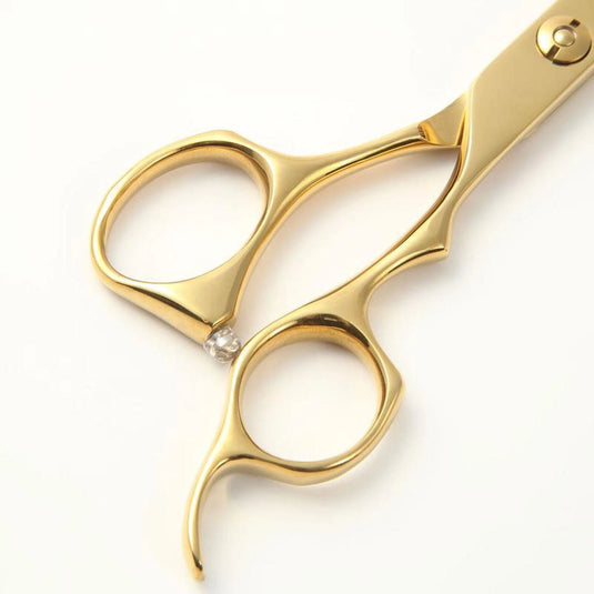 DEEDS GUZ630CT Gold Titanium Thinning Shears – 30 Teeth Double-Blade (6.0 inch / Approx. 25% Thinning Ratio)