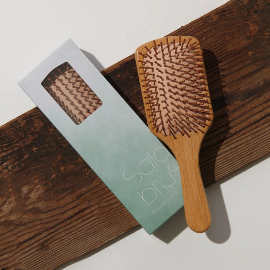 Bamboo Brush - Natural Bamboo Paddle Brush