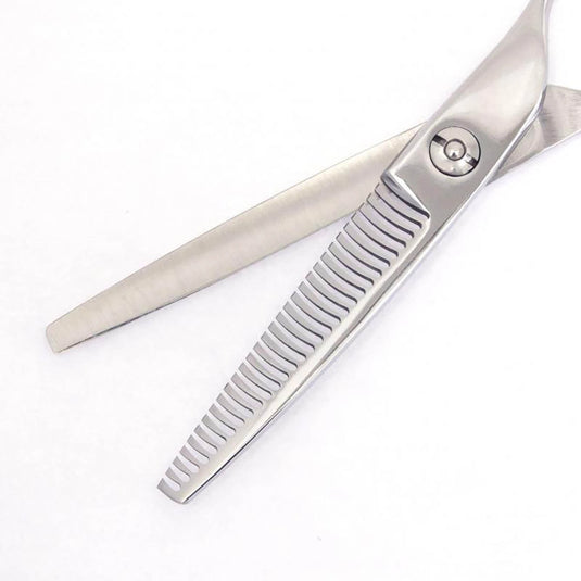 DEEDS GTZ630RA Thinning Shears – 30 Teeth Flat Blade (6.0 inch / Approx. 20–30% Thinning Ratio)