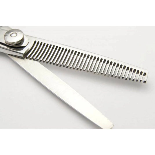 DEEDS XXA635RV Thinning Scissors 35 Teeth, V-Groove R Blade (6.0 inch / Approx. 25% Thinning Rate)