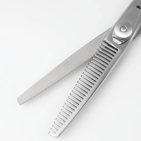 DEEDS XXB630I Thinning Scissors 30 Teeth, Flat Blade (6.0 inch / Approx. 15% Thinning Rate)