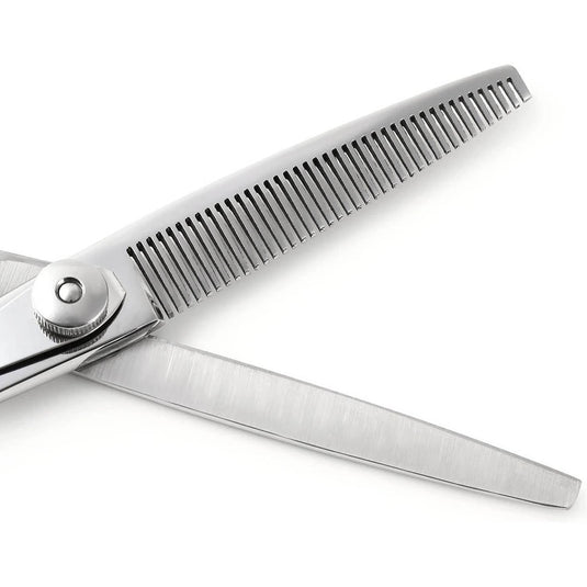 DEEDS XXB640I Thinning Scissors 40 Teeth, Flat Blade (6.0 inch / Approx. 20% Thinning Rate)