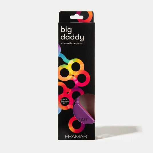 Big Daddy Brush Set (Black, Purple & Pink) – Set of 3