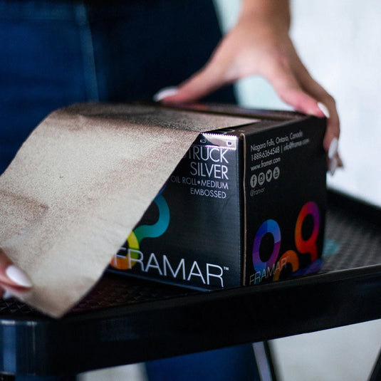 Embossed Roll – Star Stack Silver (12 cm × 100 m)