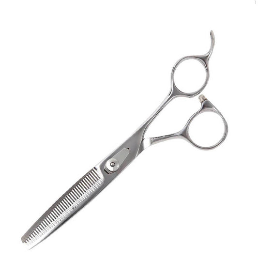 DEEDS XXB640IV Thinning Scissors 40 Teeth, V-Groove Flat Blade (6.0 inch / Approx. 35% Thinning Rate)