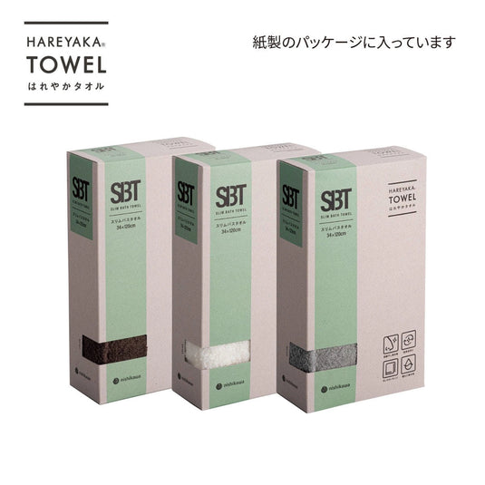 Hareyaka 毛巾 - 超薄浴巾 (34x120 厘米)