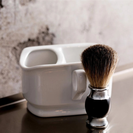 Pro Shaving Brush BG01(Premium 100% Natural Hair: Badger / Horse / Goat)