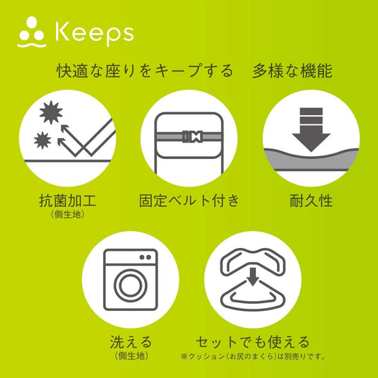 Keeps Lumbar Cushion - "The Pillow for Your Lower Back"