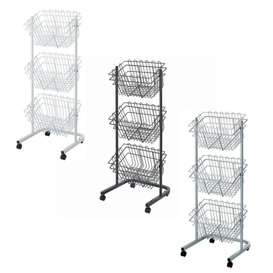 Rectangular Drop-In Basket 3-Tier