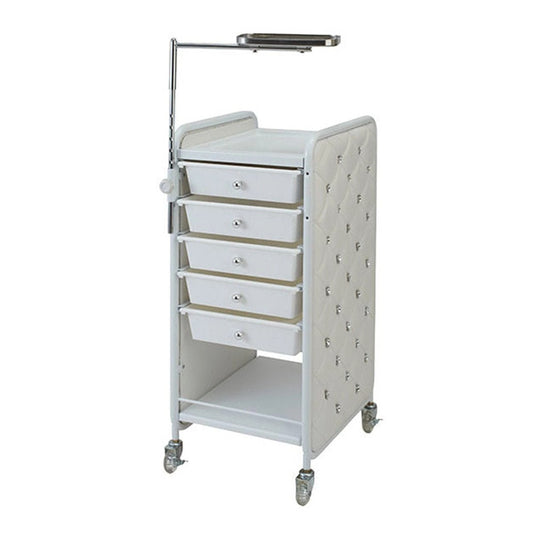 Lucile Quilting wagon 7 Tier Type (Completely Assembled) White