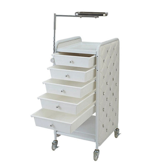 Lucile Quilting wagon 7 Tier Type (Completely Assembled) White