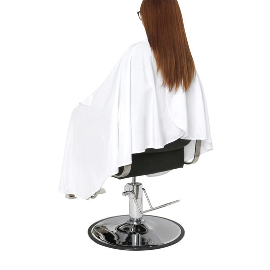 Free Hand Sleeveless Cutting Cape BIG - White