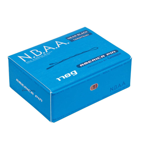 N.B.A.A. American Hair Pins with Ball Tips Near Black 170 g (NB-P12)