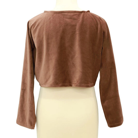 Velvet Salon Bolero (Brown)