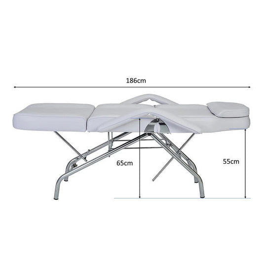 Wide Beauty Bed F-201W - White (2 options)