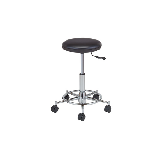Low-resilience stool with ring (made in Japan) (3 color choices)