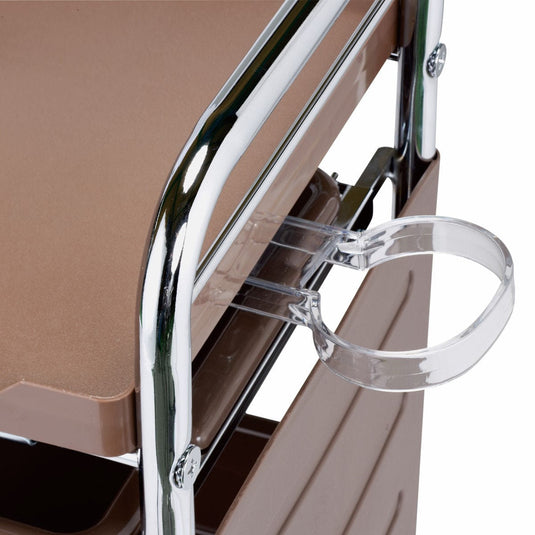 C-262 Set Trolley with Hair Dryer Holder (Made in Japan, Pre-Assembled) - 4 Colours Available