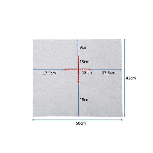 Soft-Touch Thick Pillow Sheets (Cross-Cut), Pack of 100