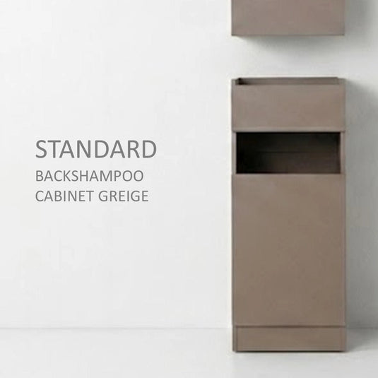 Standard Back Shampoo Cabinet W420 Lower Unit - Greige