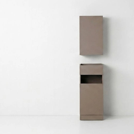Standard Back Shampoo Cabinet W420 Upper & Lower Set - Greige