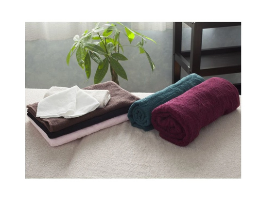Luxury Pile Fabric Bath Towel (L) 90x150cm (12 color choices)
