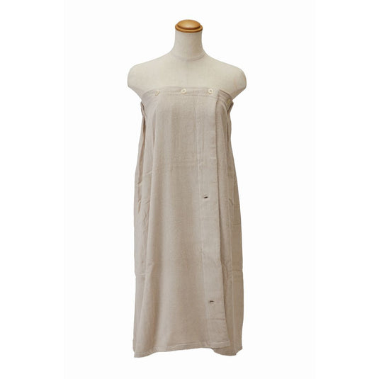 SMART COLLECTION ECO Pile Fabric Beauty Gown (Front opening) Mocha