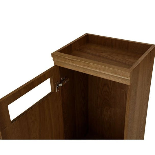 Shabby Chic Wooden Backwash Cabinet RENE-B (Upper + Lower Set) - Antique Brown