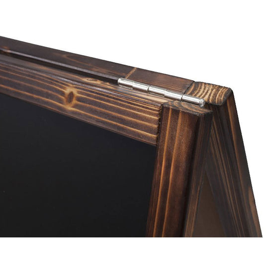 A-Frame Double-Sided Signboard – Wood Style (Large / Magnetic / Marker Type)