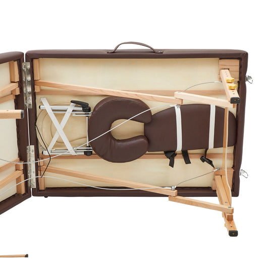 Lightweight Wooden Folding Bed EB-05DX (2 color options)