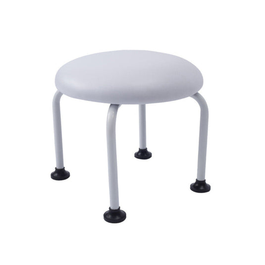 Small Stool (20 cm Height / Adjustable Feet Type) - White