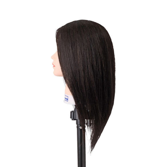 Mannequin Practice Head BG311R Black (100% Human Hair)