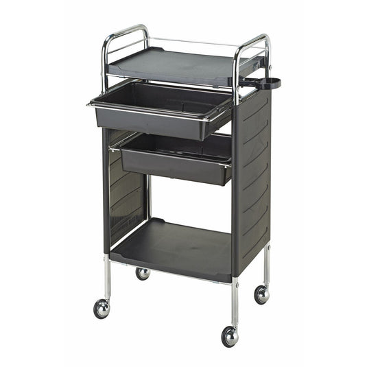 C-262 Set Trolley with Hair Dryer Holder (Made in Japan, Pre-Assembled) - 4 Colours Available