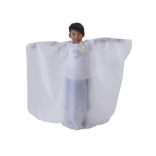 Kids’ Cutting Cape Basic (Waterproof) – White