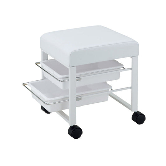 Foot Care Stool (2-Tier) - White