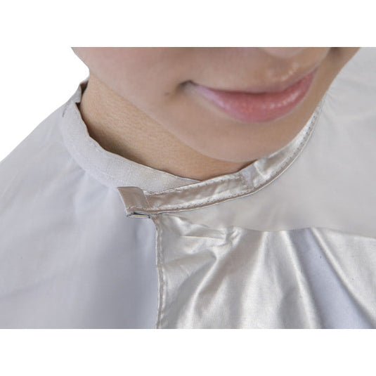Shampoo Cape (Waterproof & Silver-Coated) - Silver