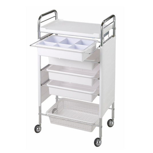 C-324 Standard Salon Trolley Set (Made in Japan, Pre-Assembled) 4 Color Options