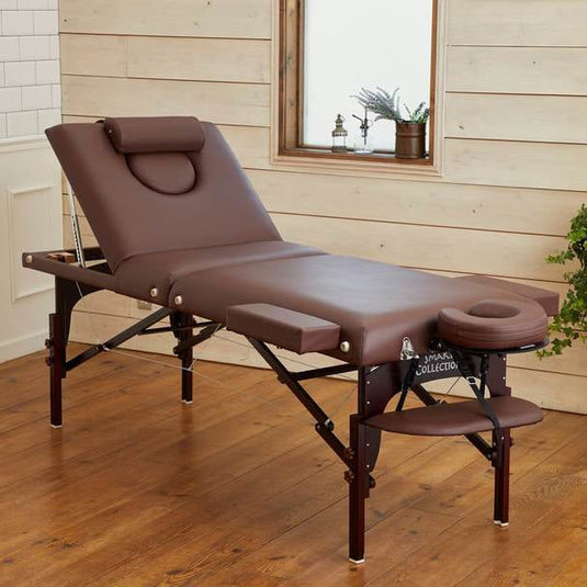 Deluxe Low Resilience Wooden Folding Reclining Bed 009SDX PLUS (2 color options)