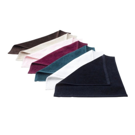 Shirred Hand Towel 25 × 25 cm (12-Piece Set) - Available in 5 Colors