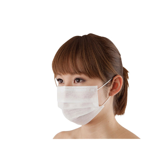 Three-Layer Face Mask SP – Nonwoven Type (White, 50 pcs)