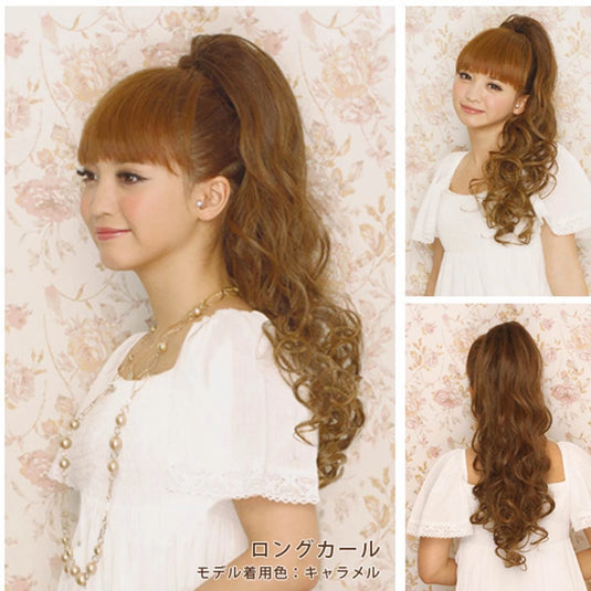 Clip Pony – Long Curl Available in 9 Colors