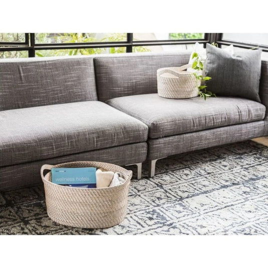 Rattan Oval Container M